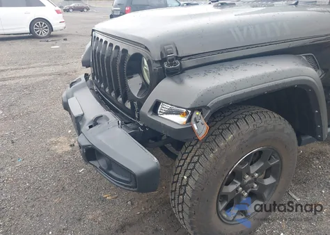 2022 Jeep Wrangler Unlimited Willys from USA, damaged, VIN 1C4HJXDM8NW135415
